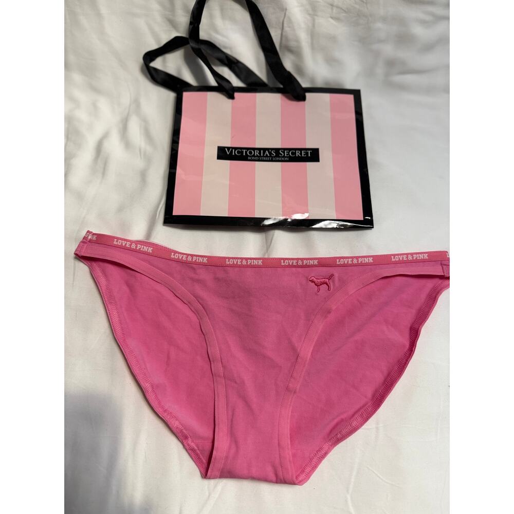 NWT Victoria’s Secret PINK Low Rise Skinny Side Bikini – Size Small Vintage 2008